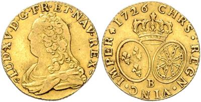 Louis XV. 1715-1774 GOLD - Mince, medaile a bankovky