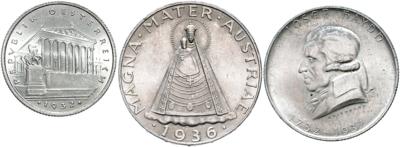 Österreich 1./2. Republik - Coins, medals and paper money