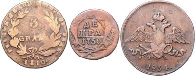 Ost- Süd- Südosteuropa - Mince, medaile a bankovky