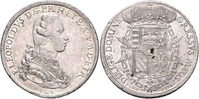 Toskana, Pietro Leopoldi di Lorena 1765-1790 - Münzen, Medaillen und Papiergeld