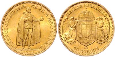 Franz Josef I. GOLD - Münzen, Medaillen und Papiergeld