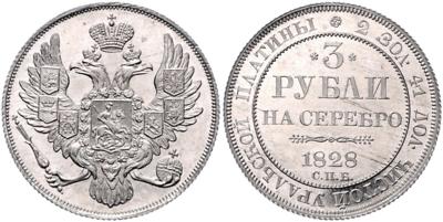 Nikolaus I. 1825-1855 PLATIN - Monete e medaglie