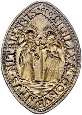 Nitra, Slowakei. Kloster- Konventsiegel 1680 - Coins and medals