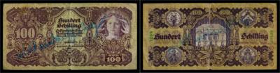 100 Schilling 1927 - Münzen, Medaillen und Papiergeld