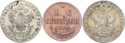Franz II./I.- Münzstätte Nagybanya - Münzen, Medaillen und Papiergeld