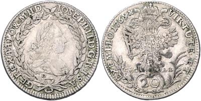Josef II., als Mitregent - Mince a medaile