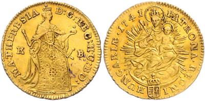 Maria Theresia GOLD - Münzen, Medaillen und Papiergeld