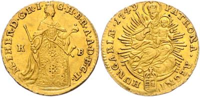 Maria Theresia GOLD - Münzen, Medaillen und Papiergeld