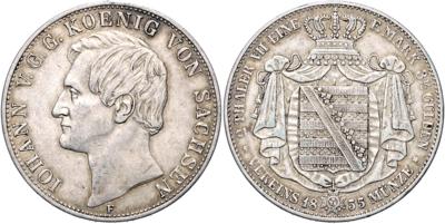 Sachsen, Johann 1854-1873 - Monete e medaglie