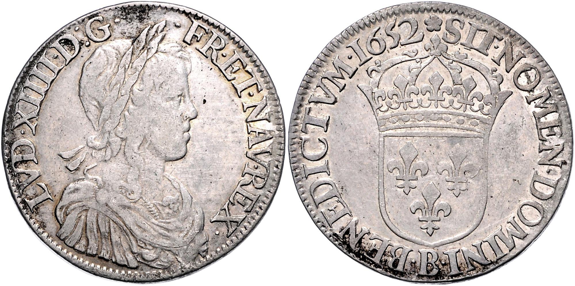 Frankreich, Ludwig XIV. 1643-1715 - Münzen, Medaillen und Papiergeld ...