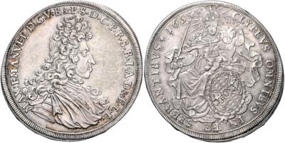 Bayern, Maximilian II. Emanuel 1679-1726 - Münzen, Medaillen und Papiergeld