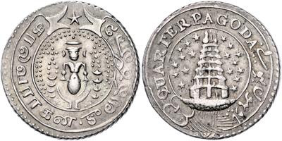 Britisch Indien, Madras Presidency - Monete, medaglie e cartamoneta