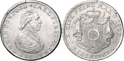 Fürstprimat des Rheinbundes, - Monete, medaglie e cartamoneta