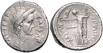 Gaius Iulius Caesar 100-44 v. C. - Coins, medals and paper money
