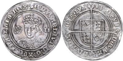 Großbritannien, Eduard VI 1547-1533 - Monete, medaglie e cartamoneta