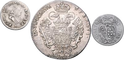 Haus Habsburg-Lothringen, Franz I. Stefan 1745-1765 - Mince, medaile a papírové peníze
