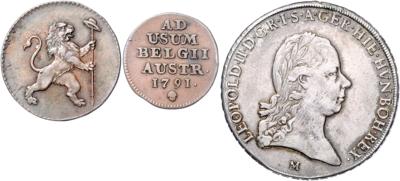 Haus Habsburg-Lothringen, Leopold II. 1790-1792 - Münzen, Medaillen und Papiergeld