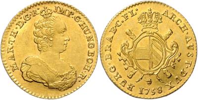 Maria Theresia GOLD - Coins, medals and paper money