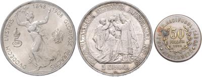 Österreich, Franz Josef I. 1848-1916 - Münzen, Medaillen und Papiergeld