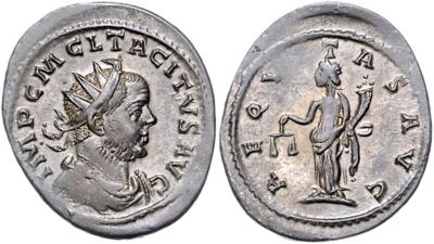 Tacitus 275-276 - Mince, medaile a papírové peníze