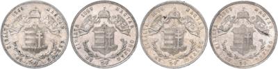 Franz Josef I. (4 Stk. AR) - Mince, medaile a papírové peníze