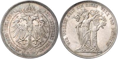 III. deutsches Bundesschießen Wien 1868 - Münzen, Medaillen und Papiergeld
