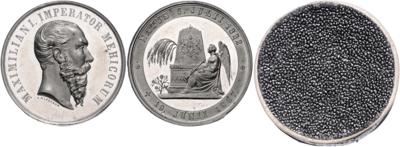 Kaiser Maximilian von Mexiko 1864-1867 - Mince, medaile a papírové peníze