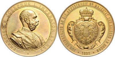 Medaillen Zeit Franz Josef I. - Münzen, Medaillen und Papiergeld