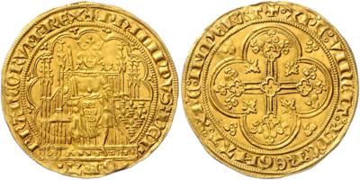 Philippe VI. de Valois 1328-1350 GOLD - Münzen, Medaillen und Papiergeld