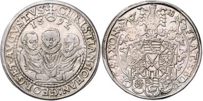 Sachsen A. L., Christian II., Johann Georg I. und August 1591-1611 - Monete, medaglie e cartamoneta