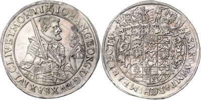 Sachsen A. L., Johann Georg I. 1611-1656 - Mince, medaile a papírové peníze