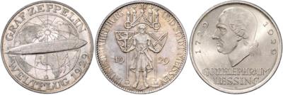 Weimarer Republik- 5 Reichsmark - Münzen, Medaillen und Papiergeld