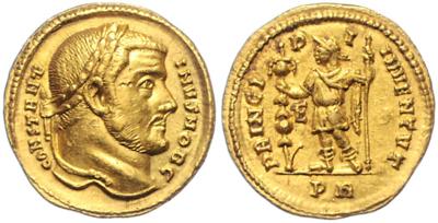 Constantin I. als Caesar 306-307 GOLD - Monete e medaglie