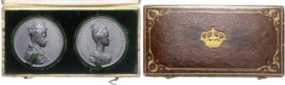 Ferdinand I. und Maria AnnaKrönung in Prag am 7. September 1836 - Coins and medals