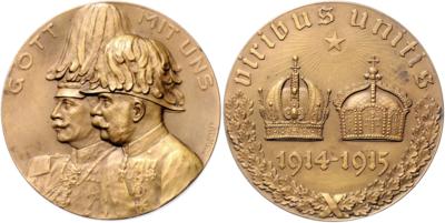 Franz Josef I., 1. Weltkrieg - Mince a medaile