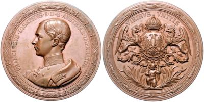 Franz Josef I. Wahlspruchmedaille - Coins and medals