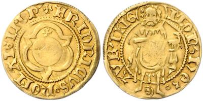 Friedrich V./III. 1424-1493 GOLD - Mince a medaile