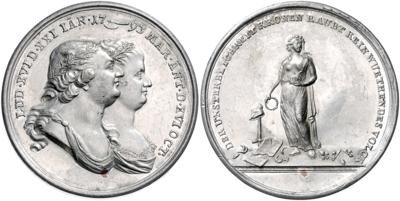Hinrichtung von Marie Antoinette und Ludwig XVI. am 16. Oktober 1793 - Mince a medaile
