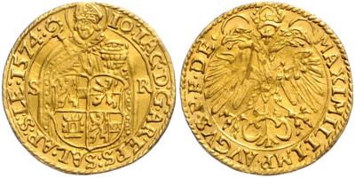 Johann Jakob Khuen v. Belasi 1560-1586 GOLD - Münzen und Medaillen