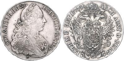 Josef II. als Mitregent - Coins and medals