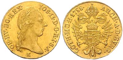 Josef II. GOLD - Coins and medals