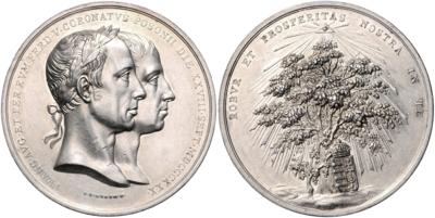 Krönung zum König von Ungarn in Posoni (Preßburg) am 28. September 1830 - Münzen und Medaillen