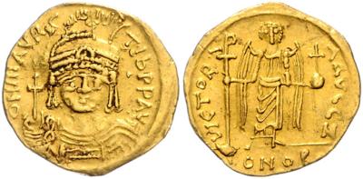 Mauricius Tiberius 582-602 GOLD - Coins and medals