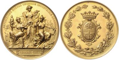 Österreichisch-ungarische Industrie- und Landwirtschafts Ausstellung in Triest 1882 - Münzen und Medaillen