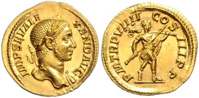 Severus Alexander 222-235 GOLD - Münzen und Medaillen