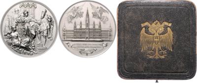 Vollendung des Wiener Rathauses am 12. September 1883 - Münzen und Medaillen
