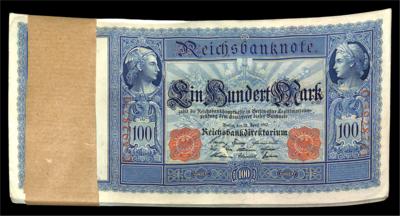 100 Mark Reichsbanknote 24.4.1910 - Münzen und Medaillen