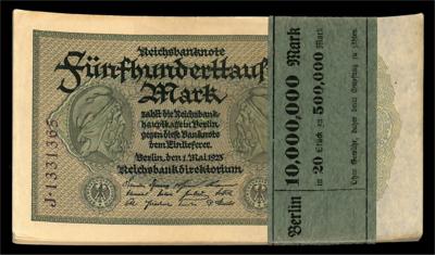 500.000 Mark Reichsbanknote 1.5.1923 - Mince a medaile