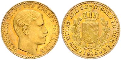 Baden Friedrich I. 1852-1907 GOLD - Coins and medals