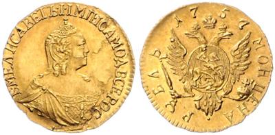 Elisabeth 1741-1762 GOLD - Münzen und Medaillen